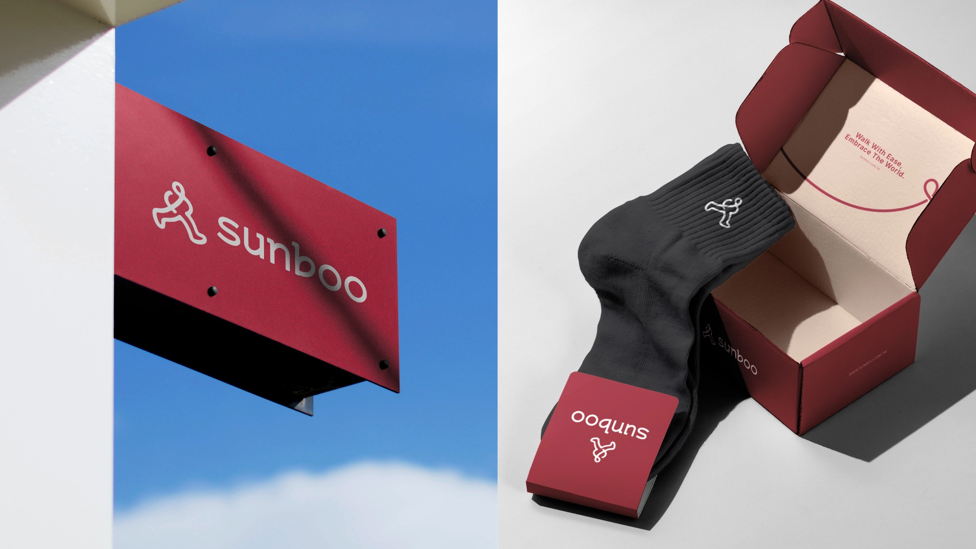 Sunboo享步襪品招牌