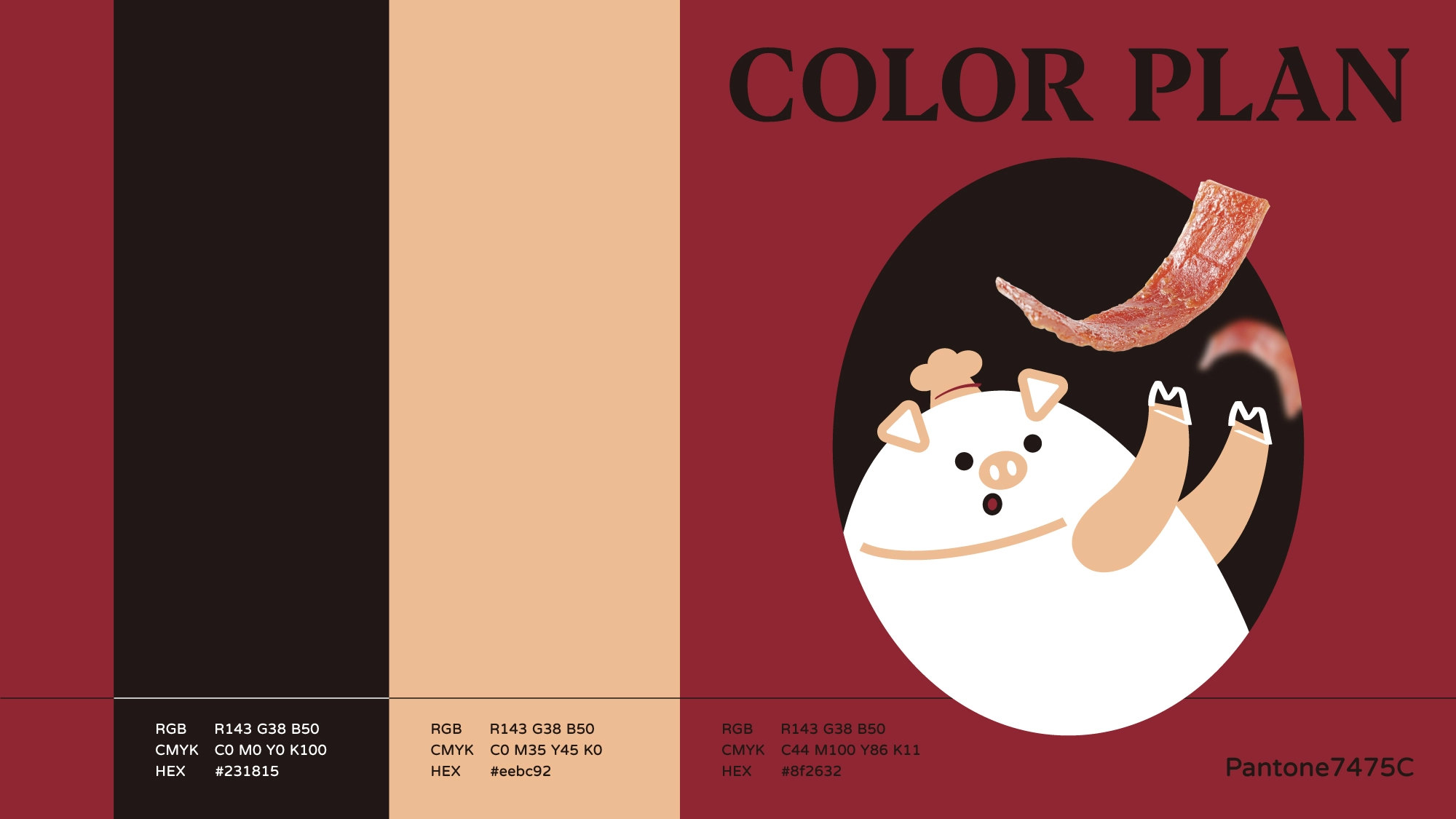 品傑豬肉乾包裝顏色